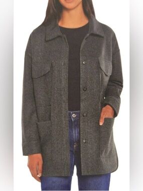 Banana Republic structured 4 pocket shacket shirt jacket